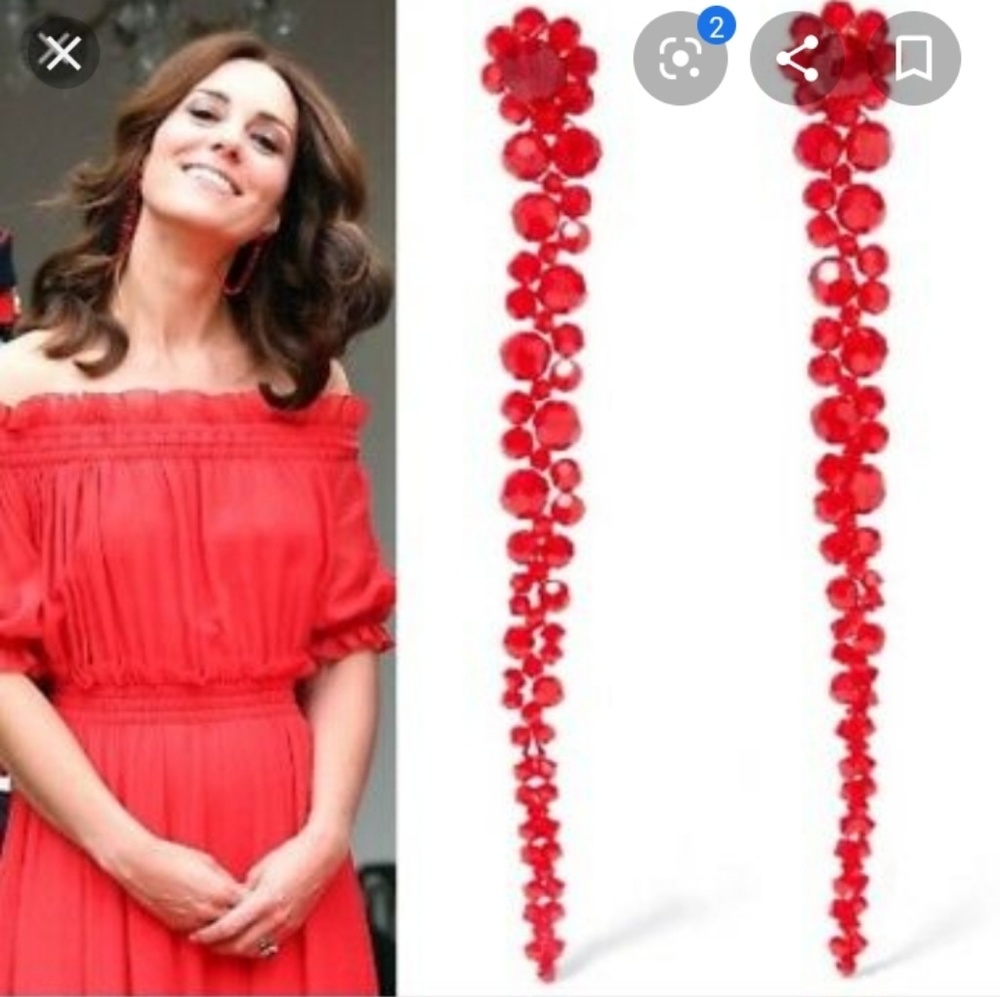 SIMONE ROCHA braded drop earrings